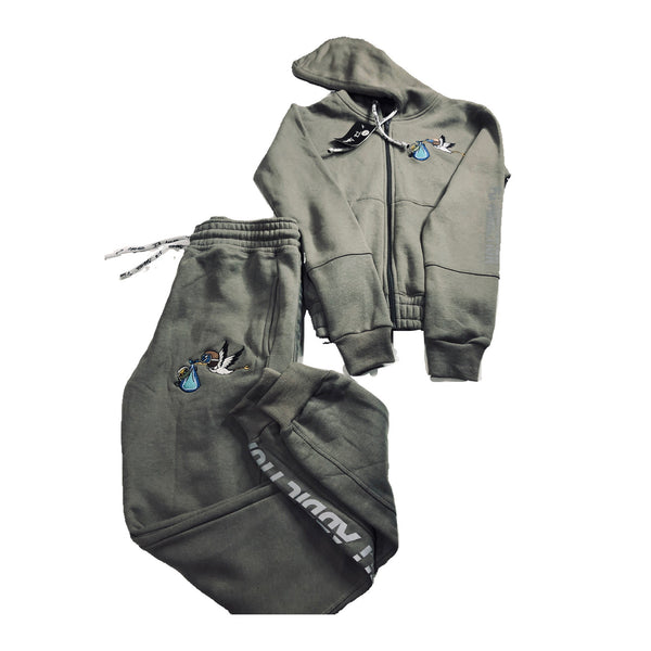 Grey Stork Sweatsuit