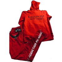 RED FLI IS FLY HOODIE SET